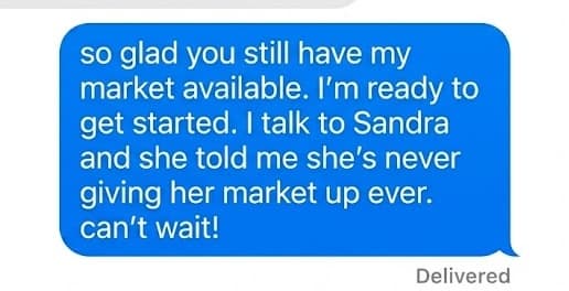 Inbound buyer message